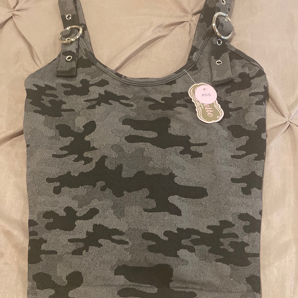 Suzette Camo tank